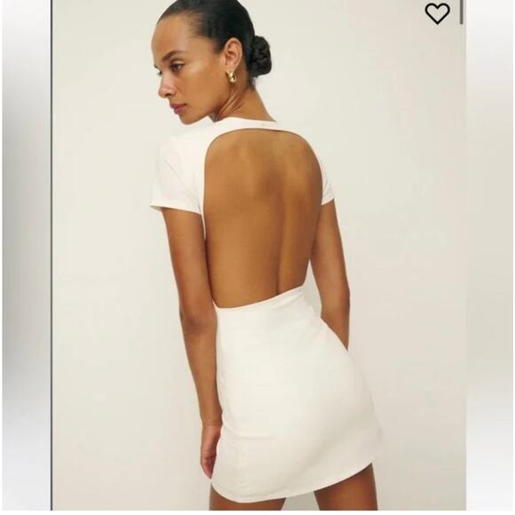 Reformation Open Back Knit Mini Dress - Picture 2 of 7